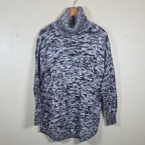 Anne Klein Turtle Neck Chunky knit sweater Pullover Oversized Woman Size Medium